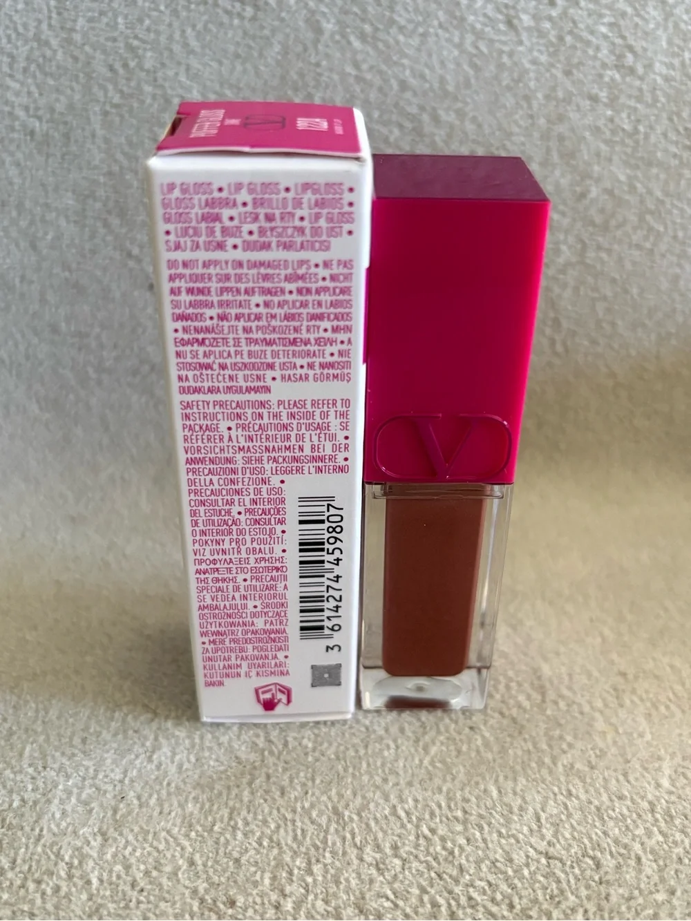 VALENTINO Puffer Gloss Lip 122A “Warm It Up” 0.2 fl oz - NIB Instant Plumping!!